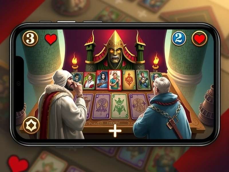 Ace Quest Card Game Mobile Interface